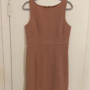 Ann Taylor Deep Blush/Pink Midi Dress